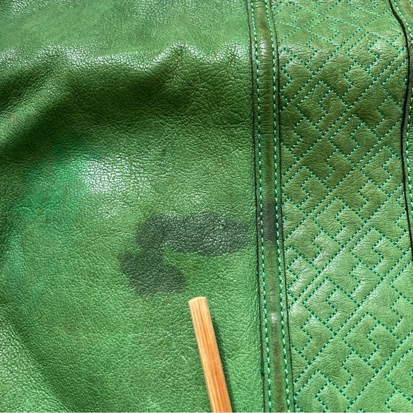 L.A.M.B. Gwen Stefani Clutch Y2K Foldable Leather Bag Stains Read Description - Picture 9 of 16